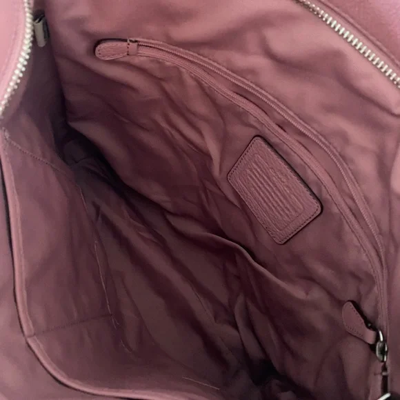 Coach Pink Leather Shoulder Bag - Picture 4 of 10